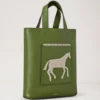 Small Tote – Chalk Horse Fern & Chalk Heavy Grain Small Tote – Chalk Horse Fern & Chalk Heavy Grain