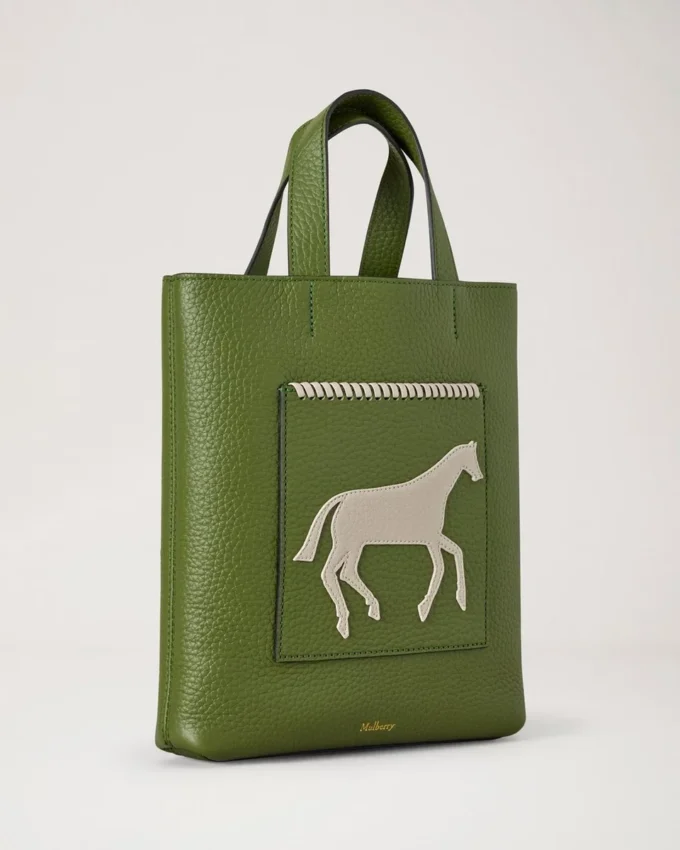 Small Tote – Chalk Horse Fern & Chalk Heavy Grain Small Tote – Chalk Horse Fern & Chalk Heavy Grain