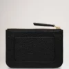 Small Zip Coin Pouch Black Small Classic Grain Women Small Zip Coin Pouch Black Small Classic Grain Women