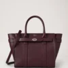 Small Zipped Bayswater Black Cherry Small Classic Grain Small Zipped Bayswater Black Cherry Small Classic Grain