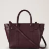 Small Zipped Bayswater Black Cherry Small Classic Grain Small Zipped Bayswater Black Cherry Small Classic Grain