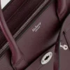 Small Zipped Bayswater Black Cherry Small Classic Grain Small Zipped Bayswater Black Cherry Small Classic Grain