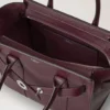 Small Zipped Bayswater Black Cherry Small Classic Grain Small Zipped Bayswater Black Cherry Small Classic Grain