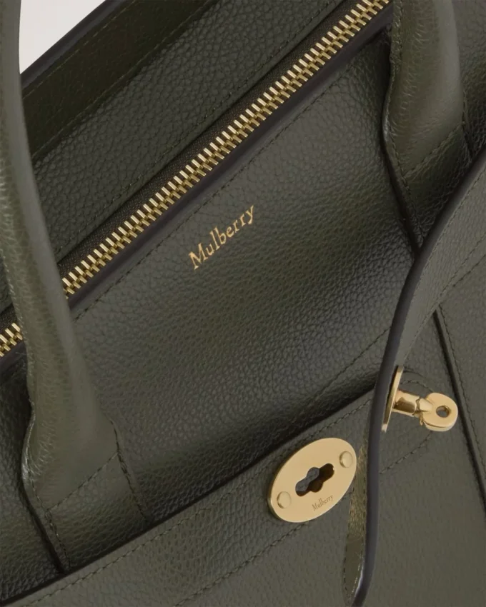 Small Zipped Bayswater Juniper Green Small Classic Grain Small Zipped Bayswater Juniper Green Small Classic Grain