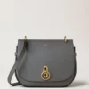 Soft Amberley Satchel Charcoal Heavy Grain Sustainable Icons