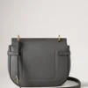 Soft Amberley Satchel Charcoal Heavy Grain Sustainable Icons
