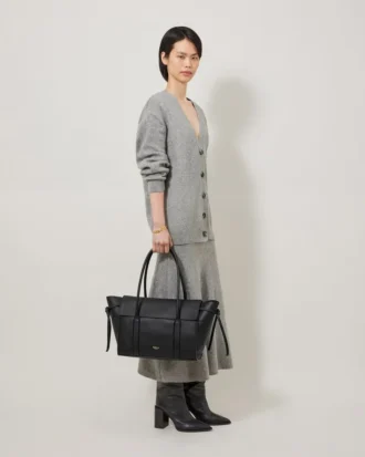 Soft Bayswater Black Heavy Grain Women