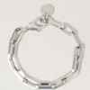 Softie Bracelet Silver Silver Plated Brass Women