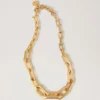 Softie Chunky Necklace Gold Plated Brass Women Softie Chunky Necklace Gold Plated Brass Women