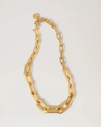 Softie Chunky Necklace Gold Plated Brass Women Softie Chunky Necklace Gold Plated Brass Women