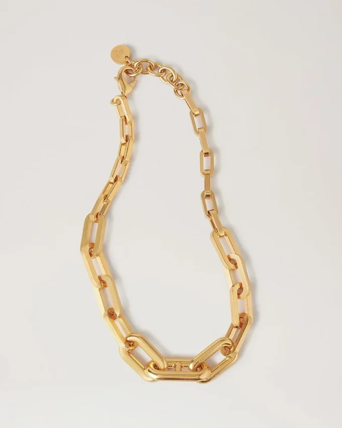 Softie Chunky Necklace Gold Plated Brass Women Softie Chunky Necklace Gold Plated Brass Women