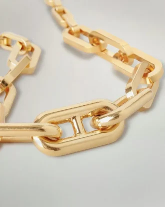 Softie Chunky Necklace Gold Plated Brass Women Softie Chunky Necklace Gold Plated Brass Women