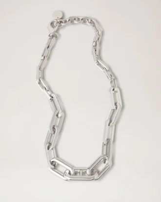 Softie Chunky Necklace Silver Plated Brass Women Softie Chunky Necklace Silver Plated Brass Women