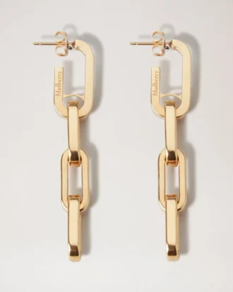 Softie Dropped Earrings Gold Plated Brass Women Softie Dropped Earrings Gold Plated Brass Women