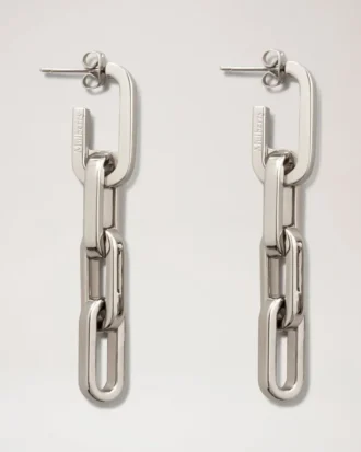 Softie Dropped Earrings Silver Plated Brass Women Softie Dropped Earrings Silver Plated Brass Women