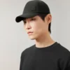 Solid Baseball Cap Black Organic Cotton Women Solid Baseball Cap Black Organic Cotton Women