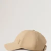 Solid Baseball Cap Cashmere Taupe Cotton Men Solid Baseball Cap Cashmere Taupe Cotton Men