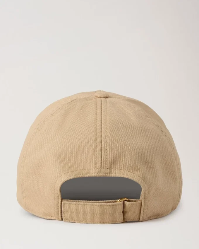 Solid Baseball Cap Cashmere Taupe Cotton Men Solid Baseball Cap Cashmere Taupe Cotton Men