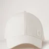 Solid Baseball Cap Ecru Cotton Men Solid Baseball Cap Ecru Cotton Men