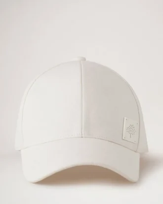 Solid Baseball Cap Ecru Cotton Men Solid Baseball Cap Ecru Cotton Men
