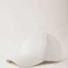 Solid Baseball Cap Ecru Cotton Men Solid Baseball Cap Ecru Cotton Men