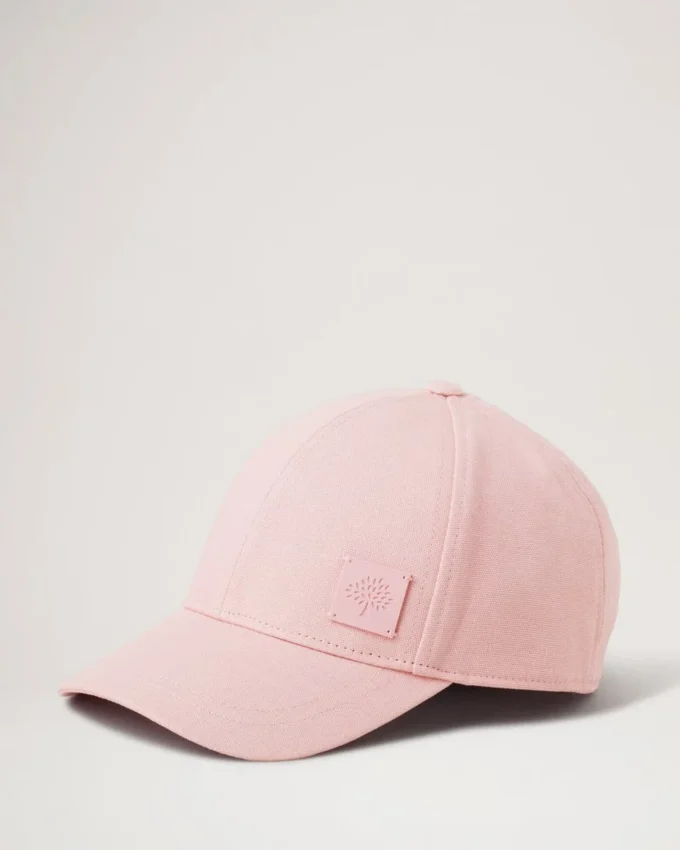 Solid Baseball Cap Powder Rose Organic Cotton Women Solid Baseball Cap Powder Rose Organic Cotton Women