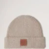 Solid Beanie Maple Mixed Material Men Solid Beanie Maple Mixed Material Men