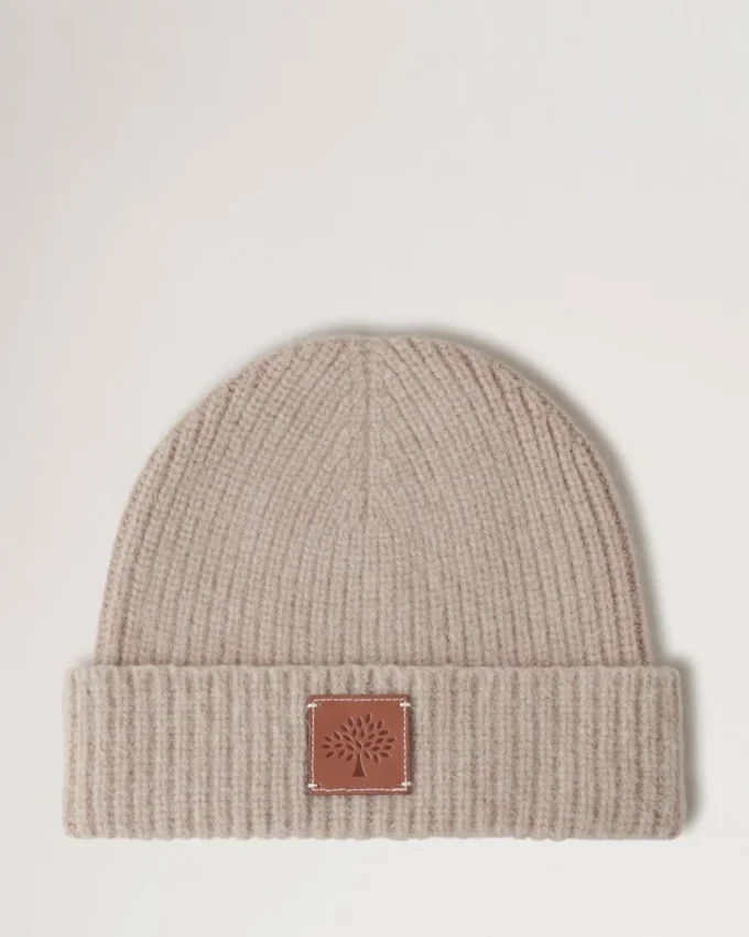 Solid Beanie Maple Mixed Material Men Solid Beanie Maple Mixed Material Men