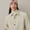 Solid Beanie Maple Mixed Material Men Solid Beanie Maple Mixed Material Men