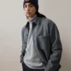 Solid Beanie Navy Mixed Material Men Solid Beanie Navy Mixed Material Men