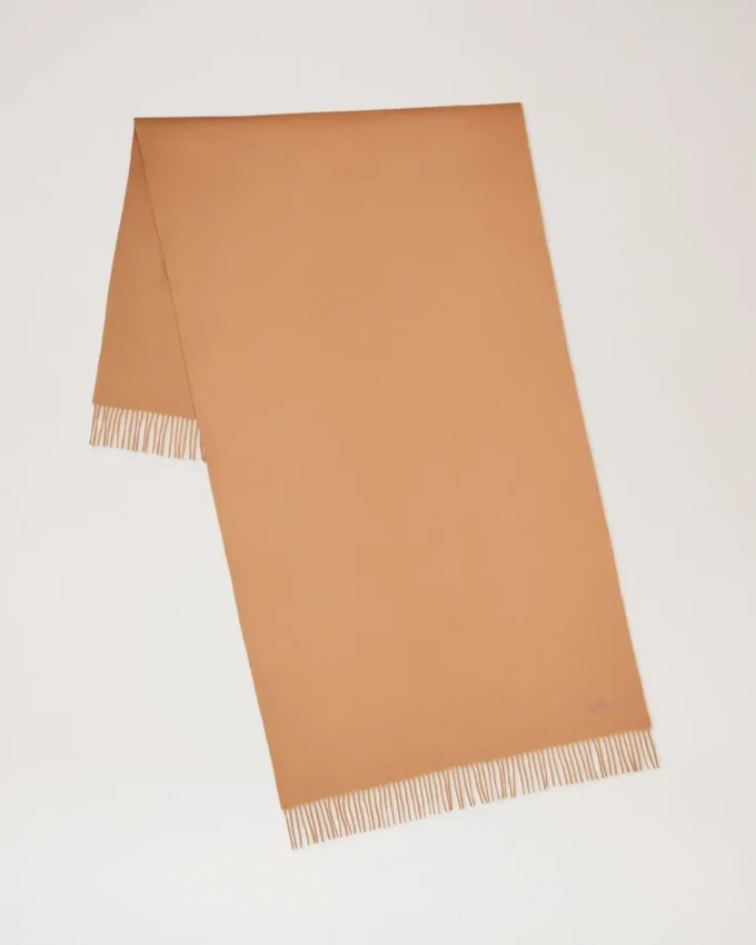 Solid Merino Wool Scarf Camel Merino Wool Women Solid Merino Wool Scarf Camel Merino Wool Women