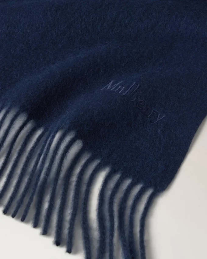 Solid Merino Wool Scarf Night Sky Merino Wool Women Solid Merino Wool Scarf Night Sky Merino Wool Women