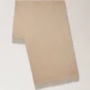Solid Merino Wool Scarf Oat Merino Wool Women Solid Merino Wool Scarf Oat Merino Wool Women