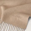 Solid Merino Wool Scarf Oat Merino Wool Women Solid Merino Wool Scarf Oat Merino Wool Women