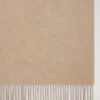 Solid Merino Wool Scarf Oat Merino Wool Women Solid Merino Wool Scarf Oat Merino Wool Women