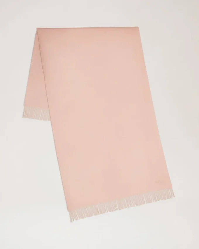 Solid Merino Wool Scarf Rosewater Merino Wool Women Solid Merino Wool Scarf Rosewater Merino Wool Women