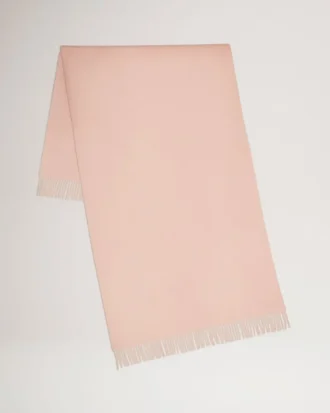Solid Merino Wool Scarf Rosewater Merino Wool Women Solid Merino Wool Scarf Rosewater Merino Wool Women