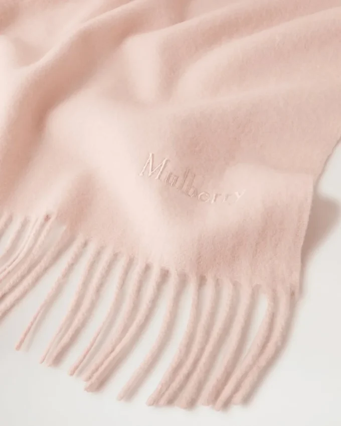 Solid Merino Wool Scarf Rosewater Merino Wool Women Solid Merino Wool Scarf Rosewater Merino Wool Women