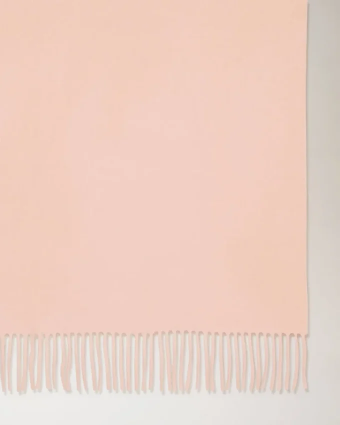 Solid Merino Wool Scarf Rosewater Merino Wool Women Solid Merino Wool Scarf Rosewater Merino Wool Women