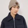 Solid Textured Beanie Maple Lambswool Men Solid Textured Beanie Maple Lambswool Men