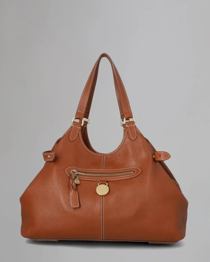 Somerset Tote Pre-Loved Oak Pebble Leather Pre-Loved Bags Somerset Tote Pre-Loved Oak Pebble Leather Pre-Loved Bags