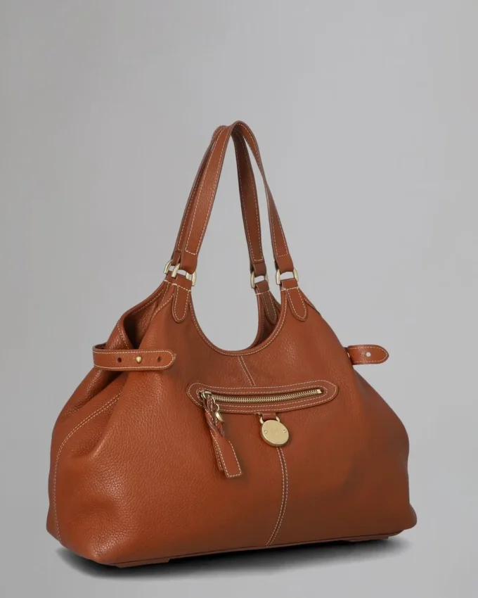 Somerset Tote Pre-Loved Oak Pebble Leather Pre-Loved Bags Somerset Tote Pre-Loved Oak Pebble Leather Pre-Loved Bags