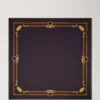 Square Scarf – Belted Border Deep Aubergine Silk Twill Square Scarf – Belted Border Deep Aubergine Silk Twill