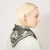 Square Scarf – British Park Juniper Green Silk Twill Square Scarf – British Park Juniper Green Silk Twill
