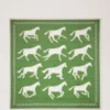 Square Scarf – Chalk Horse Fern Silk Twill Women Square Scarf – Chalk Horse Fern Silk Twill Women