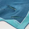 Square Scarf – Fishing Lure Marina Blue Silk Twill Square Scarf – Fishing Lure Marina Blue Silk Twill