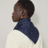 Square Scarf – Leopard Night Sky Silk Twill Women Square Scarf – Leopard Night Sky Silk Twill Women