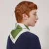 Square Scarf – Mulberry Lettering Fern & Eggshell Silk Twill Square Scarf – Mulberry Lettering Fern & Eggshell Silk Twill