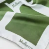 Square Scarf – Mulberry Lettering Fern & Eggshell Silk Twill Square Scarf – Mulberry Lettering Fern & Eggshell Silk Twill
