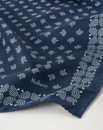 Square Scarf – Mulberry Tree Night Sky Silk Twill
